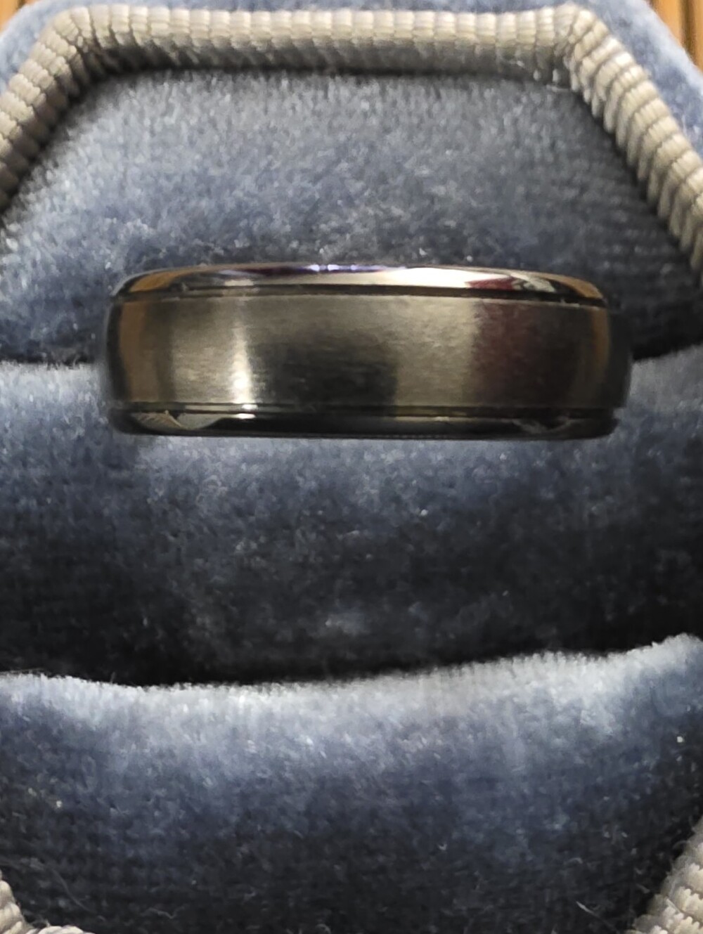 Tungsten Black Band Ring